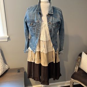 NWT Miou Muse Layered Sundress